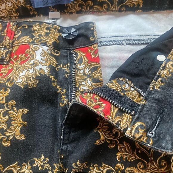 Sapphire Studio Baroque Design Skinny Jeans Size 8 - Picture 6 of 13